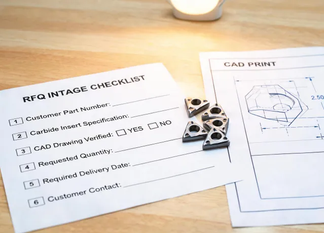 Tooling intake checklist
